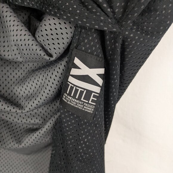Adidas x Title IX Mesh Hoodie Tank – Black Grey Women’s XXL - SPORTY - Picture 6 of 7